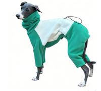 IUOUTG Combinaison en Polaire pour Chien avec Col Roulé, Manteau d'hiver Chaud sur Tout Le Corps pour Lévrier Italien, Vêtements Whippet À Col Haut À Quatre Pattes pour Chiens De Petite
