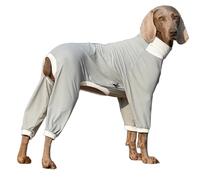 IUOUTG Costume De Récupération De Chien pour La Chirurgie, Onesie De Chiot Léger pour La Perte, Vêtements Anti-Léchant De Mode pour Animaux De Compagnie avec Jambes pour Petits Chiens Moyens