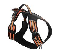 IUOUTG Grand Harnais pour Chien, Gilet réfléchissant Anti-évasion, réglable et Confortable, avec poignée de contrôle, Harnais de Marche pour Chien pour l'entraînement en Plein air