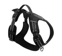 IUOUTG Grand Harnais pour Chien, Gilet réfléchissant Anti-évasion, réglable et Confortable, avec poignée de contrôle, Harnais de Marche pour Chien pour l'entraînement en Plein air
