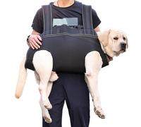 IUOUTG Harnais de Levage pour Chien Extra Large, Porte-Chien Complet, Sac à Dos d'urgence avec poignée et Bandes réfléchissantes, Harnais de Soutien pour Animaux de Compagnie pour Chiens