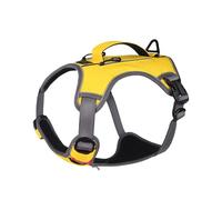 IUOUTG Harnais pour Chien Anti-évasion Grand Harnais pour Animaux de Compagnie avec Sacs de Selle Sac à Dos réglable Harnais pour Chien Complet Harnais de Sport pour Animaux de Compagnie
