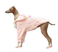 IUOUTG Levriero Sweat À Capuche pour Chien De Grande Taille Whippet Chien Onesie Pyjama Automne Hiver Chaud pour Chien Manteau Chemise À Manches Longues pour Lévrier Italien