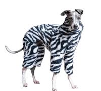 IUOUTG Manteau De Lévrier avec 4 Pattes, Manches Longues, Col Chaud en Polaire Whippet, Combinaisons pour Lévrier Italien, Manteaux d'hiver pour Chiens De Grande Taille