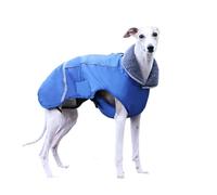 IUOUTG Manteau d'hiver pour Chien avec Bande Réfléchissante, Veste Chaude Doublée en Polaire pour Chien Whippet avec Trou De Harnais Et Sangles De Jambe Élastiques pour Lévrier Italien