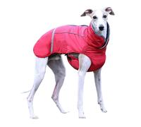 IUOUTG Manteau d'hiver pour Chien avec Bande Réfléchissante, Veste Chaude Doublée en Polaire pour Chien Whippet avec Trou De Harnais Et Sangles De Jambe Élastiques pour Lévrier Italien