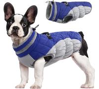 IUOUTG Manteau d'hiver pour Chien, Veste Chaude pour Chien avec Harnais Intégré Et Double Anneau en D, Gilet Coupe-Vent pour Animaux De Compagnie, Veste De Neige pour Chiens De Taille