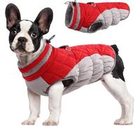 IUOUTG Manteau d'hiver pour Chien, Veste Chaude pour Chien avec Harnais Intégré Et Double Anneau en D, Gilet Coupe-Vent pour Animaux De Compagnie, Veste De Neige pour Chiens De Taille