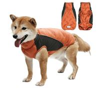 IUOUTG Manteau d'hiver pour Lévrier Italien Imperméable Et Réfléchissant Chaud pour Chien avec Fermeture Éclair Et Col Roulé Léger pour Chiens De Taille Moyenne Et Grande