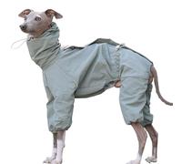 IUOUTG Veste Étanche Italienne Greyhound, Veste À Vent pour Chien avec Fermeture Éclaire Sweatshirt Léger À Quatre Pattes Whippet Vêtements pour Chiens