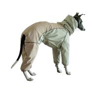 IUOUTG Winter Dog Warm Coats for Large Dogs Full Body Fleece Dog Coat Jackets for Greyhound Turtleneck Waterproof Four-Legged Dog Winter Clothes for Whippet Dogs