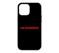 Ius Sanguinis Nationalité Principe de Descente Citoyenneté Coque pour iPhone 12 Pro Max