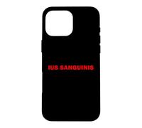 Ius Sanguinis Nationalité Principe de Descente Citoyenneté Coque pour iPhone 16 Pro Max