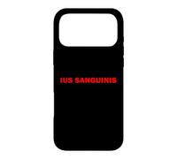 Ius Sanguinis Nationalité Principe de Descente Citoyenneté Coque pour iPhone 17 Pro Max