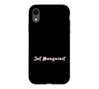 Ius Sanguinis Principe de Descente Nationalité Citoyenneté Coque pour iPhone XR