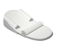 iuscacey Lit bébé Anti-Reflux - Inclinaison et Sangles réglables, Matelas en cocotier, Design Anti-roulement pour Nouveau-né et Tout-Petit,Gris