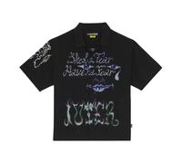 Iuter - Chemise B.a.d Cuban S/S - Homme - Chemises - Noir - Taille: XS