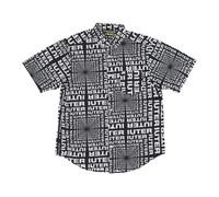 Iuter - Chemise noire à manches courtes à boutons - Homme - Chemises - Gris - Taille: S