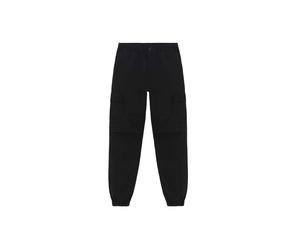 IUTER Pantalon cargo noir / blanc, Taille 29-30