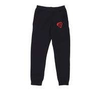 Iuter - Pantalon de survêtement en molleton noir avec taille élastique - Homme - Pantalons - Noir - Taille: XL