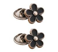 Iutymu Lot de 6 épingles à modestie en forme de cœur doré ou argenté, épinglette de modestie en forme de cœur, broche de mode, épingle à écharpe, sac ou poche, épingle à robe ou cardigan, Métal, Sans
