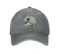 IUUGJEIX Casquette de Baseball Grande Vague de Kanagawa Circle Young A Cowboy Hat