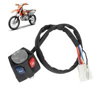 IUVWISN Interrupteur d'arrêt moto Kill Switch Interrupteur de bouton de klaxon de phare Universel pour EXC EXC-F XCW TE FE TX FX FREE-RIDE RALLY 125-540cc Motocross