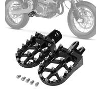 IUVWISN Repose-pieds CNC pour moto tout-terrain, repose-pieds plus larges pour DRZ400SM 05-24 DRZ400 00-04 DRZ400S 00-24 DRZ400E 00-07 RM250 89-06 RM250Z 01-06 RMX250 89-89-96 Noir