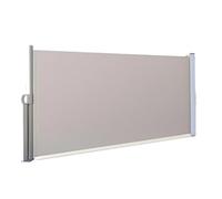IUVYTA Auvent latéral rétractable 118''X 78'' Écran de confidentialité Pliable Auvent de confidentialité étanche for l'extérieur pour Jardin, Balcon, Piscine(Beige)