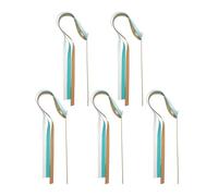 IUVYTA Baguette Ruban Gymnastique Lot de 25 Baguettes et serpentins fée en Bois, for Un Mariage ou Une fête(Assorted Color)
