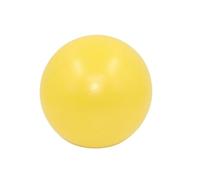 IUVYTA Ballon Exercice 25cm Mini Balle de Yoga Fitness Pilates réduire la Graisse épaisse Anti-déflagrant antidérapant Gymnastique entraînement à Domicile d'exercice(Yellow)
