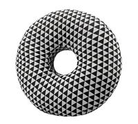 IUVYTA Coussin Piercing Oreiller réconfortant avec Trou d'oreille for Dormir sur Le côté, Relaxation du Cou et des Oreilles(Black)
