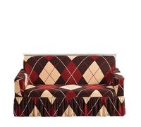 IUVYTA Couverture De Canapé-Lit avec Jupe 1 Housse de canapé Extensible à imprimé géométrique(Color 19,S (90-140cm))