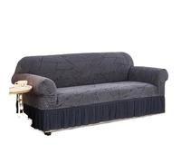 IUVYTA Couverture De Canapé-Lit avec Jupe Housse de canapé 1/2/3/4 Places avec Jupe, Facile à Installer, Lavable, for Le Salon(Color 12,1-Seater-90-140cm)