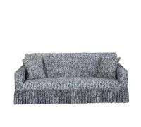 IUVYTA Couverture De Canapé-Lit avec Jupe Housse de canapé à Volants imprimée for Salon, Extensible, Protection Meubles, Facile Installer et Lavable(Color 31,2-Seater 145-185cm)