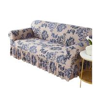 IUVYTA Couverture De Canapé-Lit avec Jupe Housse de canapé élastique à imprimé Floral, 1 pièce, avec Jupe, Protection Meubles for Salon, décoration d'intérieur(Color 2,M)