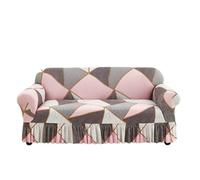 IUVYTA Couverture De Canapé-Lit avec Jupe Housses de canapé Extensibles à Motif Floral avec Jupe, Protection Lavable for canapés 1/2/3/4 Places(Color 2,S (90-140cm))