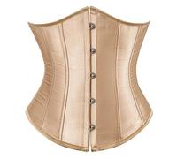 IUVYTA Femmes taille Corset Cummerbunds poitrine ceinture robe Bustier ventre minceur ceinture corps Shaper Shapewear for femme pour Chemises(Khaki,L)