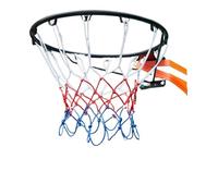 IUVYTA Filet De Basket-Ball Portable Panier de Basket-Ball sans Perforation 35/45 cm, Standard for intérieur et extérieur, avec Filet Suspension équipement d'entraînement(35CM Black)