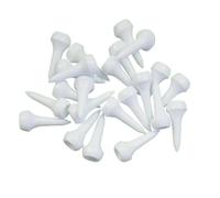 IUVYTA Lot de 30 Tees de Golf en Plastique de 34 mm, 4 Couleurs, Porte-balles(White)