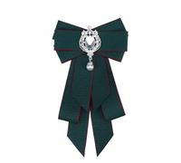 IUVYTA Noeud Papillon Femme Élégant classique rétro grand noeud papillon cravate strass Corsage for les femmes cravates formelles(Color16)
