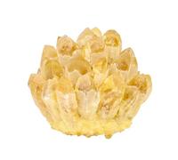 IUYIXWFP Amas de Cristaux de Citrine Naturelle - Spécimen de Citrine Brute pour la décoration intérieure, l'ornement de Bureau, la Purification des Cristaux et Le rechargement énergétique,500~590g