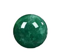 IUYIXWFP Boule de Cristal de Fluorite Naturelle, sphère de Pierre précieuse de guérison à Quartz Vert Violet avec Support décoratif en Bois pour la méditation, décoration de la Maison,7.48in