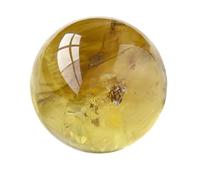 IUYIXWFP Boule de Cristal de Quartz Naturel, sphère de Cristal pour la décoration de la Maison et du Bureau, Boules de méditation de sphère de Cristal de guérison 3,8-4,2 cm,W