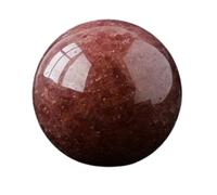 IUYIXWFP Boule de Cristal de Quartz Naturel, sphère de Cristal pour la décoration de la Maison et du Bureau, Boules de méditation de sphère de Cristal de guérison 3,8-4,2 cm,X