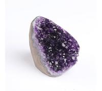 IUYIXWFP Cristal d'améthyste amas d'améthyste Brut, Cristaux et Pierres de guérison, Tour de Chakra Reiki, géode de Quartz Violet pour décoration spirituelle, Protection Artisanale,1500~2000g