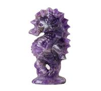 IUYIXWFP Cristal Naturel Aventurine Verte Hippocampe Cristal Pierre de guérison Spirituelle Reiki Méditation Figurine de Poche Statue Pierre précieuse Naturelle Maison Chambre,A