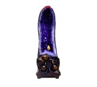 IUYIXWFP Natural Uruguayan Brésilien Amethyst Cave Ornements Agate Mineral Living Room Office Home Decor