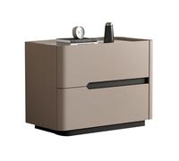 IUYIXWFP Table de Chevet en Bois, Tables de Chevet avec 2 tiroirs, Table d'appoint en Ardoise, Table d'appoint Moderne pour Salon, Chambre à Coucher, Petits espaces,D,40 * 40 * 49cm