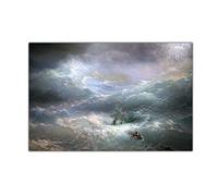 Ivan Aivazovsky "La Vague" Reproductions De Peintures Célèbres Impressions Sur Toile Oeuvre Photo Art Mural Pour Salon Décor 20x30 cm Sans Cadre